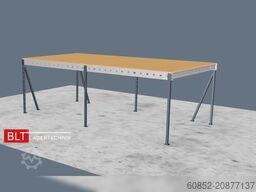 5x10m Lagerbühne , Belastung : 500kg/qm Unterkante: 3m ,ca. 50qm , Systembühne