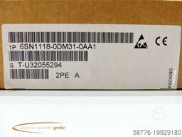 Siemens 6SN1118-0DM31-0AA1 Regelungseinschub Version A , Serien-Nr. gemäß Foto - ! -
