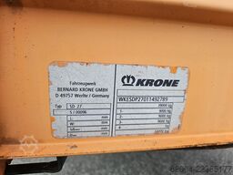 KRONE SD27 MEGA/ BPW DISC / LIFT AXLE / SPARE TIRE/TU...