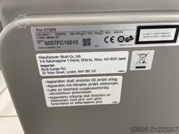 Ricoh Pro C7200 incl. Fiery only 856.000 clicks