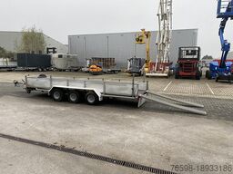 Weijer Aanhangwagen, 3500 kg. 5 meter, 3 Asser.