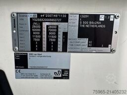 SCANIA S500 6X2 RETARDER 50 CC COMBI 2x TAILLIFT TOP CO