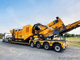 FABO Mobile impact crusher with screen