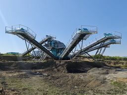 Constmach Sand Washing and Screening Stationary Sand Screening Washing Plant