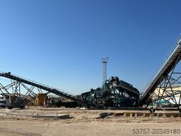 Constmach Sand Washing and Screening Stationary Sand Screening Washing Plant