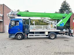MAN 7.180 mit Böcker Dachdeckerkran bis 37 m 37-4000