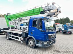MAN 7.180 mit Böcker Dachdeckerkran bis 37 m 37-4000