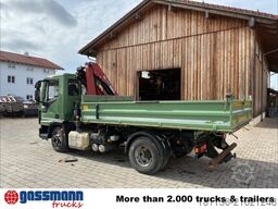 Iveco ML100E19 4x2, Kran HMF 810-K2, 2x AHK