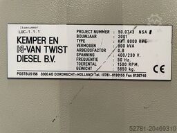 FG Wilson P800 - 880kVA used Genset - DPX-12646