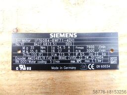 Siemens 1FT6084-8WF71-4EH1 Synchronservomot. SN YFB427681351003 -  -