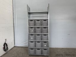 Dexion HI280 / Regallänge: 1.330 mm / 15x Klappkisten