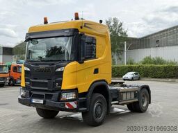 SCANIA 450 XT 4x4 Euro 6 SZM Kipphydraulik Blatt / Luft