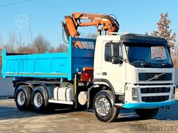 VOLVO FM 380 Kipper 5,10 m * ATLAS TEREX 135.2ME-A2