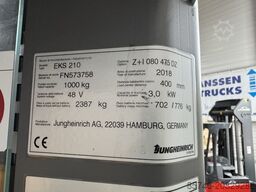 JUNGHEINRICH EKS 210 - Wire Guidance !! PSA !! DOUBLE steering !! Triplex FFL