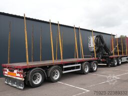 Scania R 580 V8 6X4 LOGTRANSPORT COMBI WITH KESLA 2112...