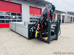  Abrollcontainer Container 6,5 m Kran  Fassi F150