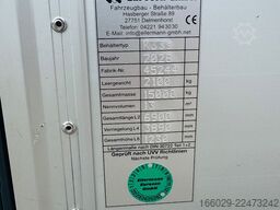  Abrollcontainer Container 6,5 m Kran  Fassi F150