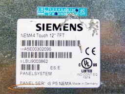 Siemens A5E00302096 Panelsystem NEMA4 Touch 12