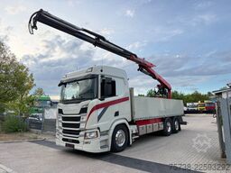 SCANIA R500 6x2*4 Baustoff Fassi 215/Retarder/Vollluft