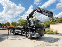 DAF CF 6x2 lift/lenk Abrollkipper KRAN 22m FUNK
