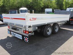 fliegl TSK 118 Tandem 3-Seiten Kipper Tieflader L 5.0m