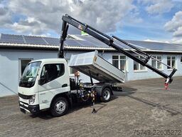 Fuso 3S15 Kipper mit Ladekran Funk 3x hydr. Kran