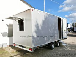 Vezeko MOBI5611 Bauwagen 12-Personen Chemie-WC Lager 2000kg 549x229x212cm