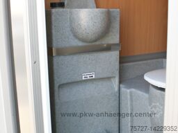 Vezeko MOBI5611 Bauwagen 12-Personen Chemie-WC Lager 2000kg 549x229x212cm