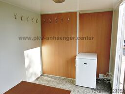 Vezeko MOBI5611 Bauwagen 12-Personen Chemie-WC Lager 2000kg 549x229x212cm