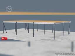 10x15m Lagerbühne , Belastung : 500kg/qm Unterkante: 3,0m , ca. 150qm Systembühne
