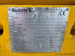 Haulotte Compact 8 Electric, 8.2m Working Height, 350kg Cap
