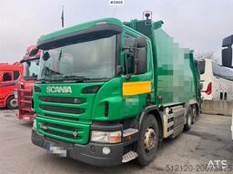 Scania P340 6x2 Refuse truck w/ Crane.