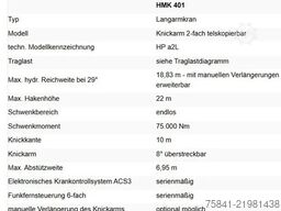 DAF CF 460 CF 460 Met MGK HMK 401HPa2L kraan