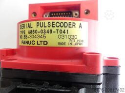Fanuc A06B-0373-B569 AC Servomotor SN: C01YF0315 mit Pulsecoder A / A860-0346-T041