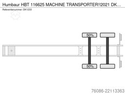 Humbaur HBT 116625 MACHINE TRANSPORTER!!2021