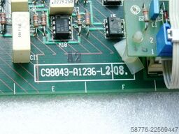 Siemens C98043-A1236-L 2 08  Control Board