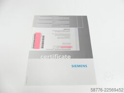 Siemens certificate 6AU1820-0AA44-0AB0 for D445/D445-1/D445-2/D455-2 ung.