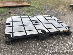 Taques acier rainurée - Steel Plates 2210 x 1500 x 260 mm