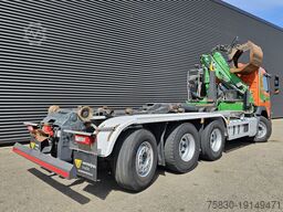 Volvo FMX 460 / 8x4-4 / HMF CRANE + HOOKLIFT / CONTAINER