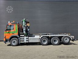 Volvo FMX 460 / 8x4-4 / HMF CRANE + HOOKLIFT / CONTAINER