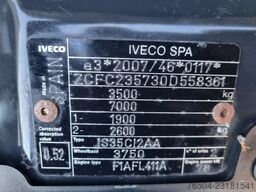Iveco Daily 35C11 Bakwagen Laadklep 22m3 2.48 hoog