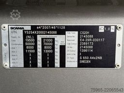 SCANIA S650 V8 NGS KING RETARDER FULL OPTIONS 2X TANKS