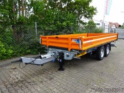 Möslein TTD11 Orange  neuer Tandem 3- Seitenkipper Tieflader-- Neufahrzeug --