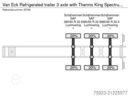 Van Eck Refrigerated trailer 3 axle with Thermo King Sp...