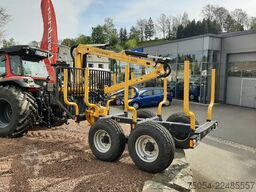 Uniforest Rückehänger Uniforst 6.34 mit Kran