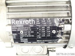 Rexroth MDEMAXX071-12 + GKR04-2MHGR-071C12 MNR: 3 842 532 125 SN:170712374
