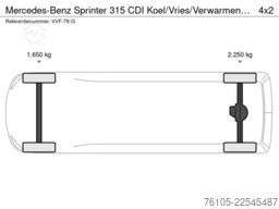 Mercedes-Benz Sprinter 315 CDI Koel/Vries/Verwarmen Carrier X...