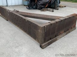 Equerres de bridage en fonte 4000 x 2000 x 575 mm