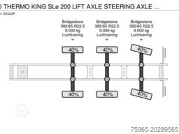 KRONE SD THERMO KING SLe 200 LIFT AXLE STEERING AXLE T