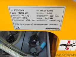 Jungheinrich EFG 535k 3.5t/ 5m/ 2424mh/ 4v